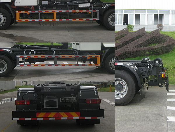 福龍馬牌FLM5180ZXXDLBEV純電動(dòng)車廂可卸式垃圾車公告圖片