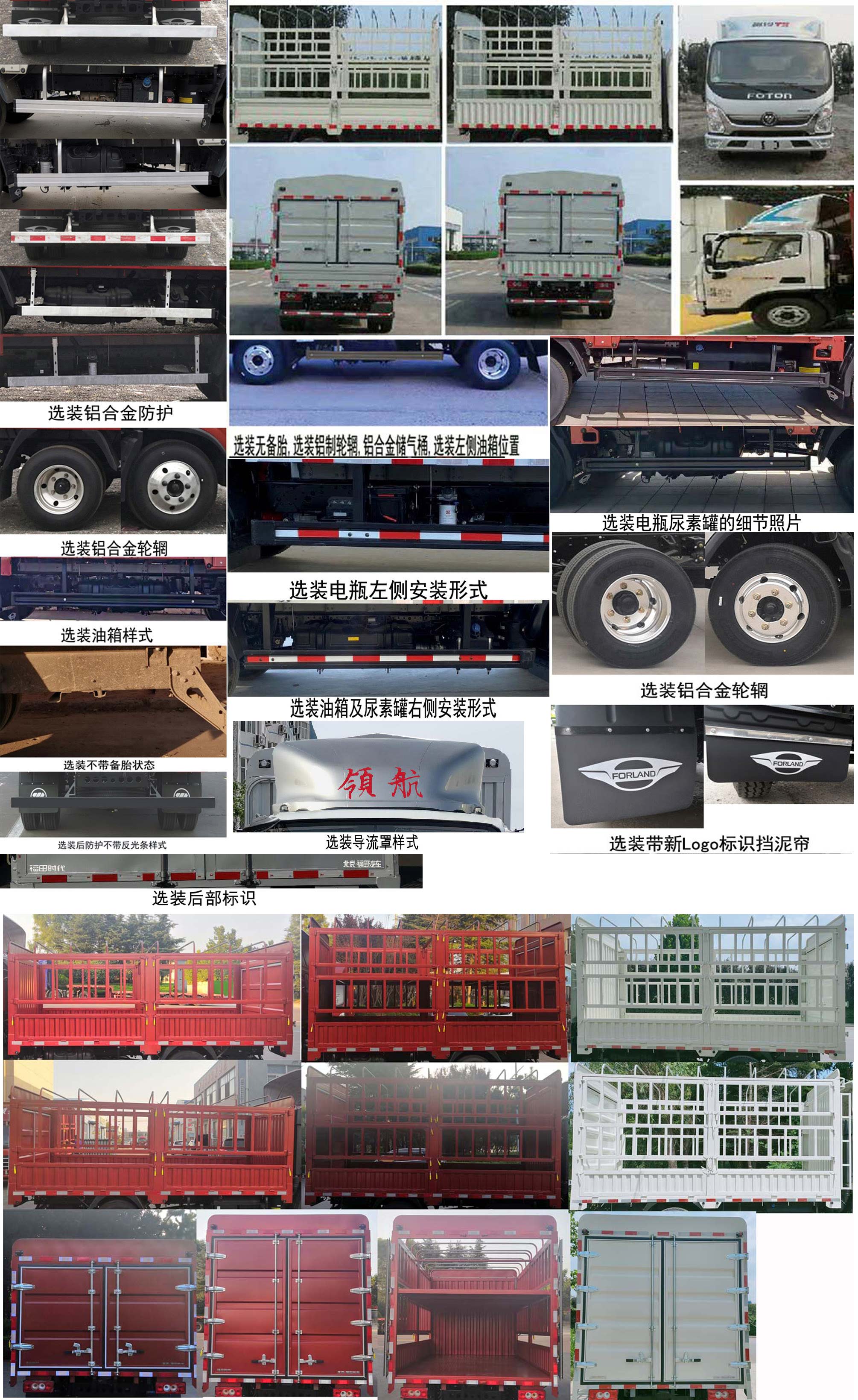 福田牌BJ5044CCY9JDA-06仓栅式运输车公告图片