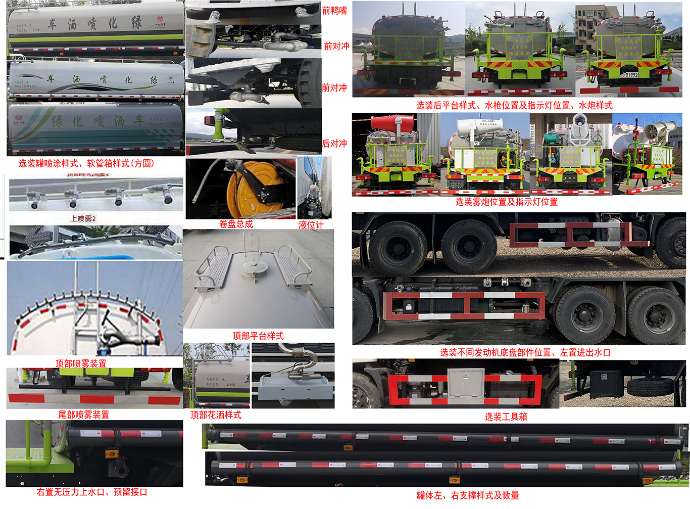 专致牌YZZ5250GPSEZ6绿化喷洒车公告图片