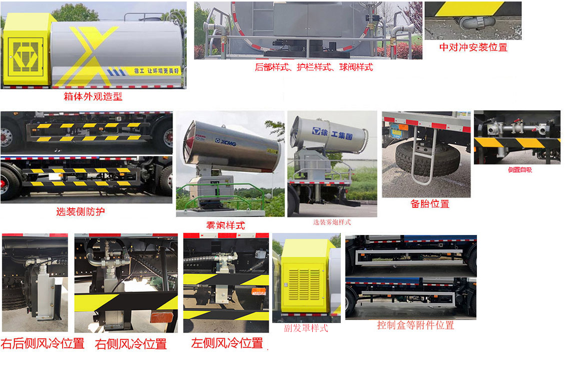 徐工牌XGH5181TDYD6多功能抑塵車公告圖片