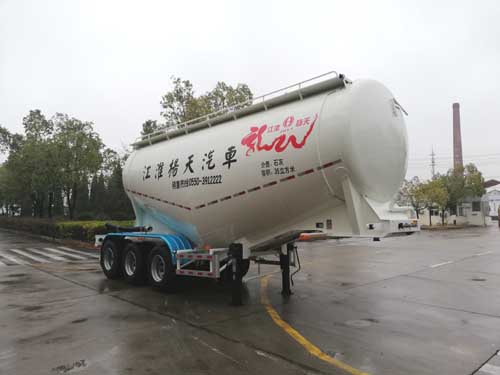 江淮扬天牌8.7米33.9吨3轴中密度粉粒物料运输半挂车(CXQ9402GFLC)
