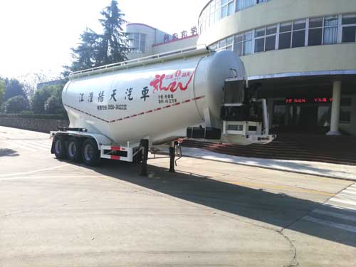 江淮扬天牌9.9米32.8吨3轴中密度粉粒物料运输半挂车(CXQ9403GFLC)