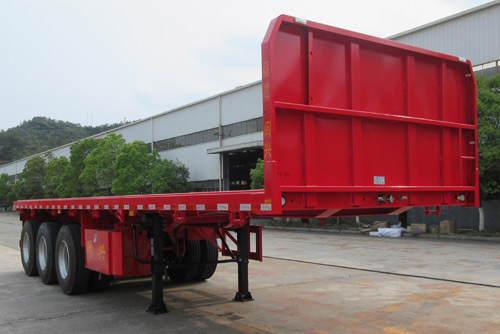 闽兴牌10米34吨3轴平板运输半挂车(FM9405TPB)