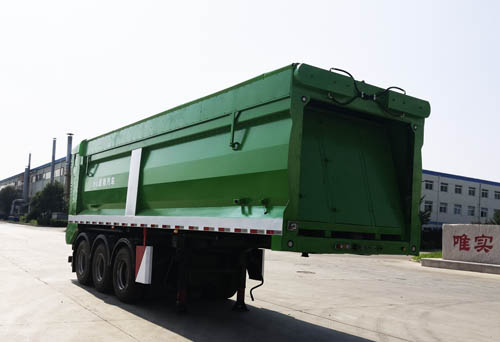蓬翔牌9.1米30.5吨3轴散装粮食运输半挂车(SDG9400ZLS)