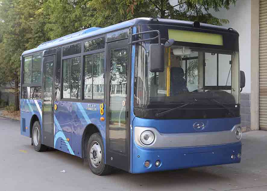 华中牌6.5米10-17座纯电动城市客车(WH6650GBEV)