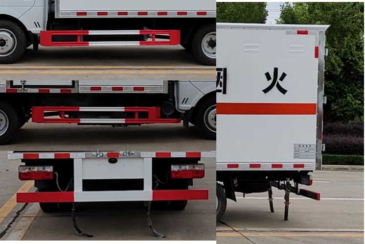 舜德牌SDS5040XRQEQ6易燃气体厢式运输车公告图片