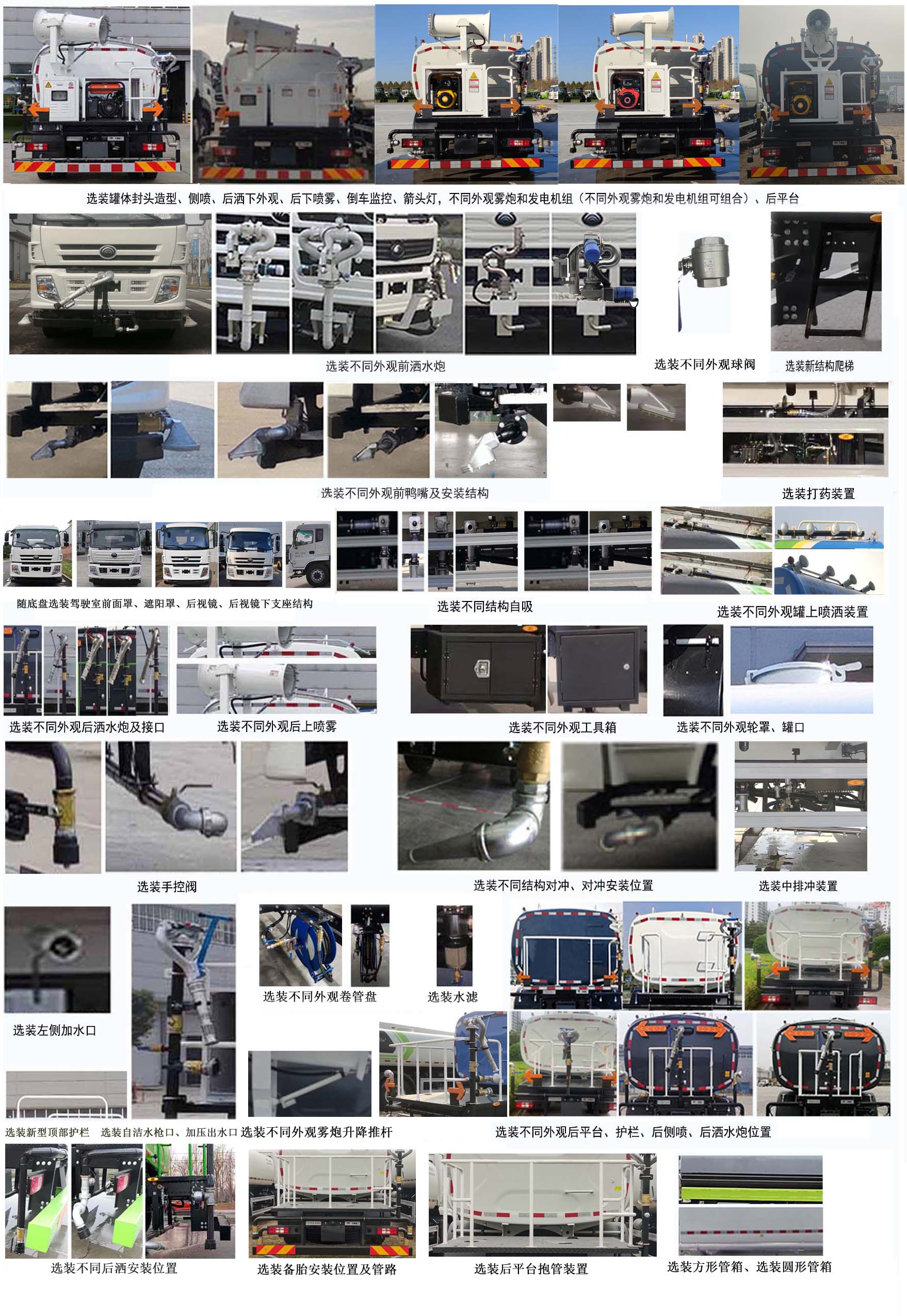 宇通牌YTZ5181GPST0D6綠化噴灑車公告圖片