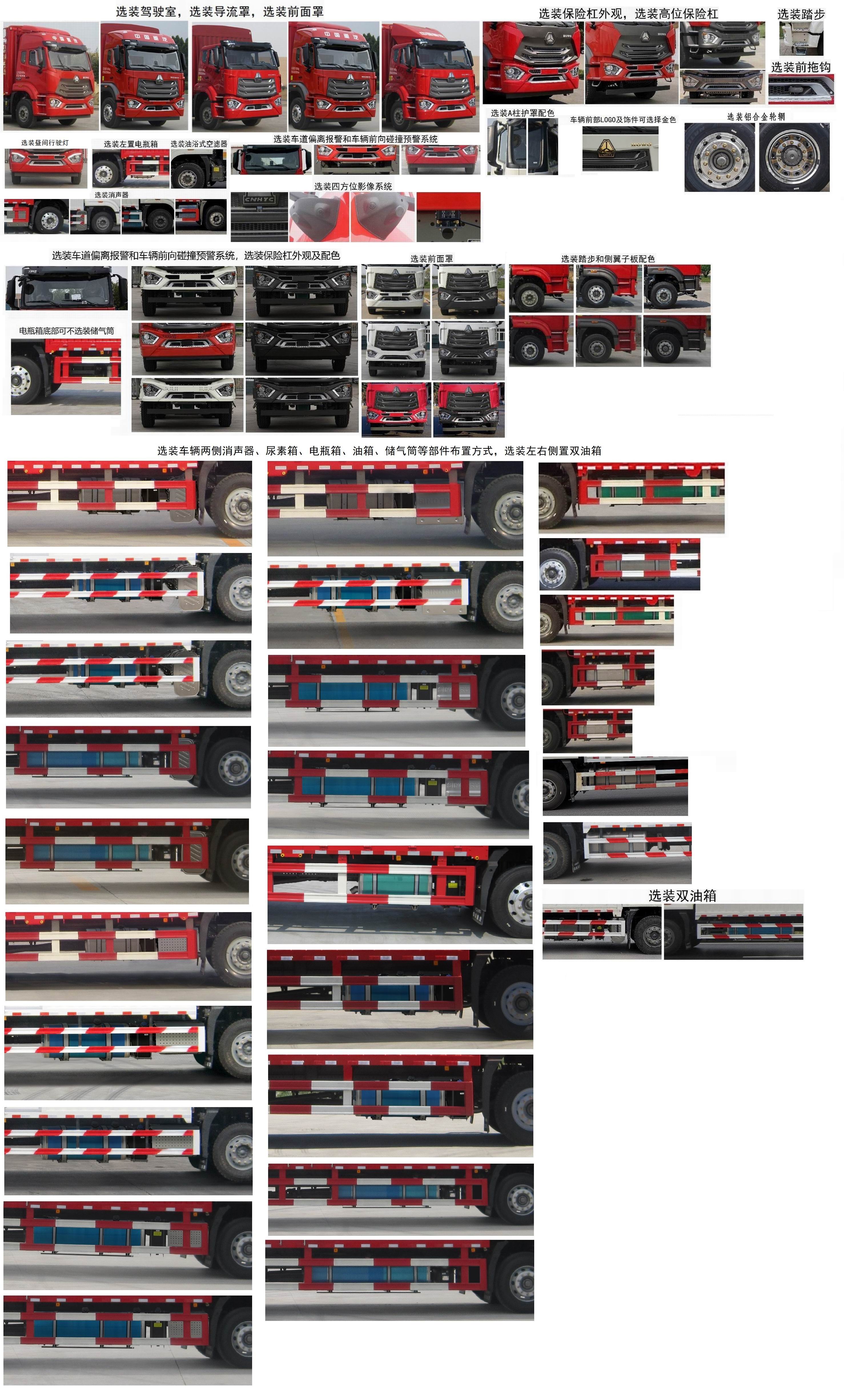 豪沃牌ZZ5187CCYK511JF1B仓栅式运输车公告图片