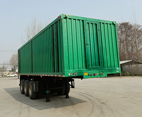 龙恩牌9.5米32.3吨3轴散装粮食运输半挂车(LHE9401ZLS)