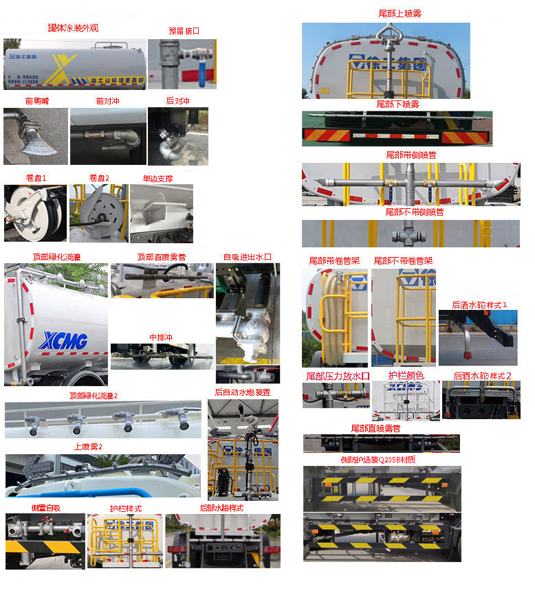 徐工牌DXA5180GPSZ6綠化噴灑車公告圖片