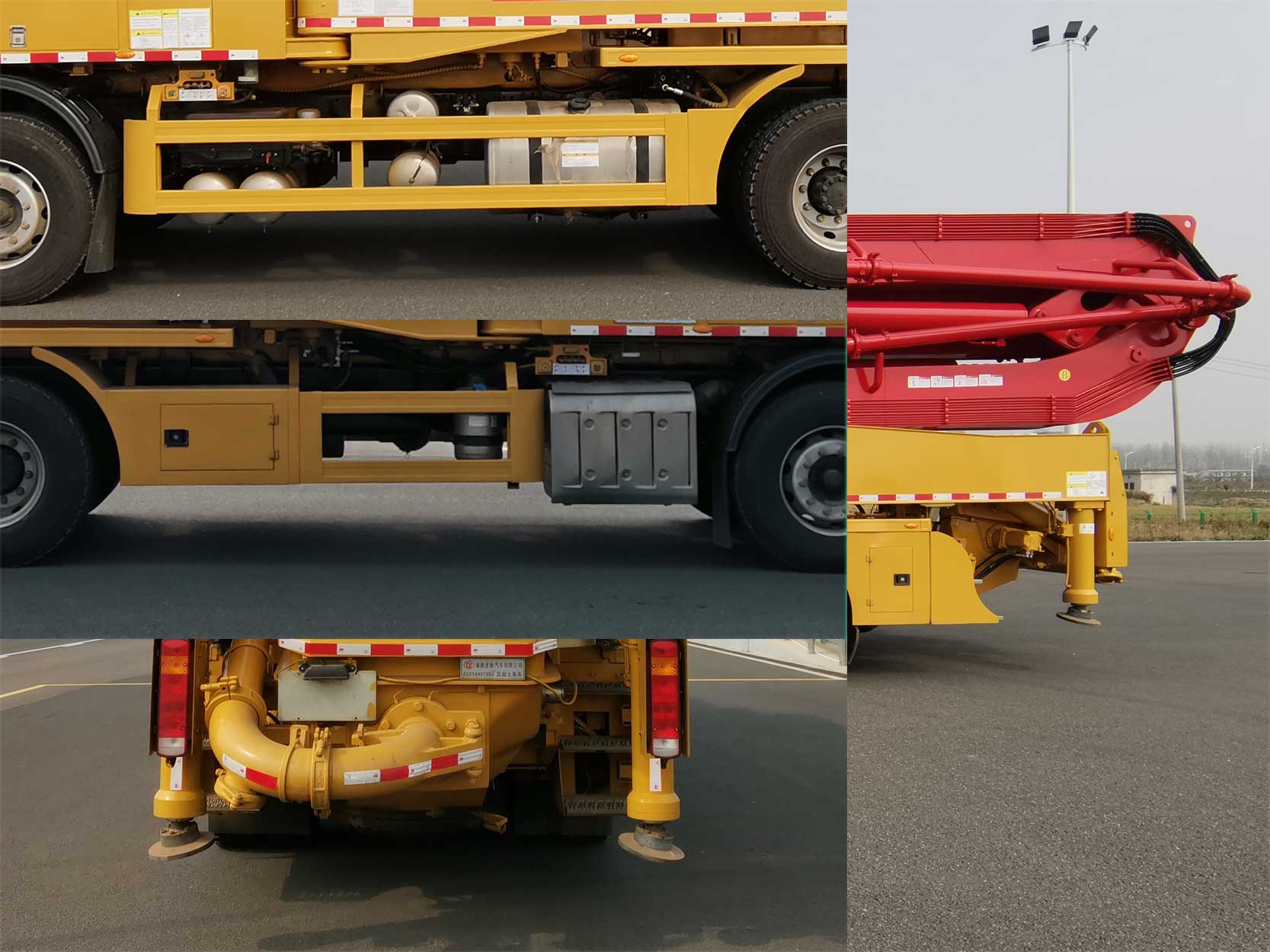 龍馳牌FLC5440THB6混凝土泵車公告圖片