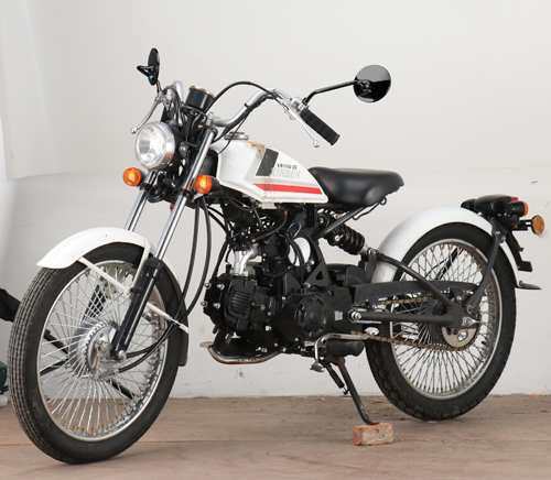 XB50Q-2D 新本牌50CC汽油前鼓式后鼓式两轮轻便摩托车图片