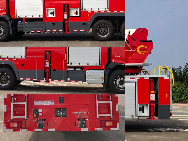 光通牌MX5341JXFJP28/SS舉高噴射消防車(chē)公告圖片