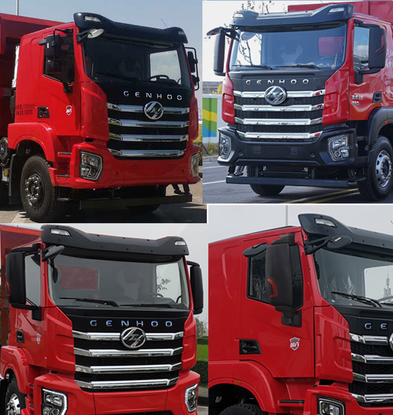 紅巖牌CQ5317ZLJED12256自卸式垃圾車公告圖片