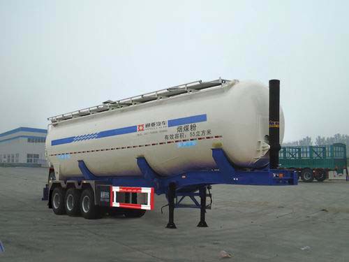 通亚达牌13米29.9吨3轴低密度粉粒物料运输半挂车(CTY9402GFLA)