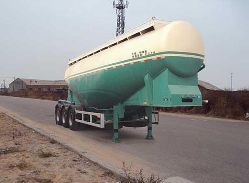 唐鸿重工牌11米31.2吨3轴低密度粉粒物料运输半挂车(XT9400GFL)