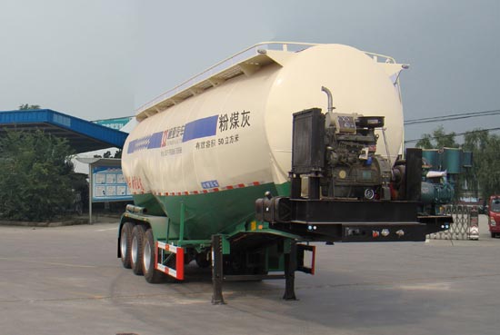 通亚达牌11.2米31.1吨3轴低密度粉粒物料运输半挂车(CTY9405GFLA)