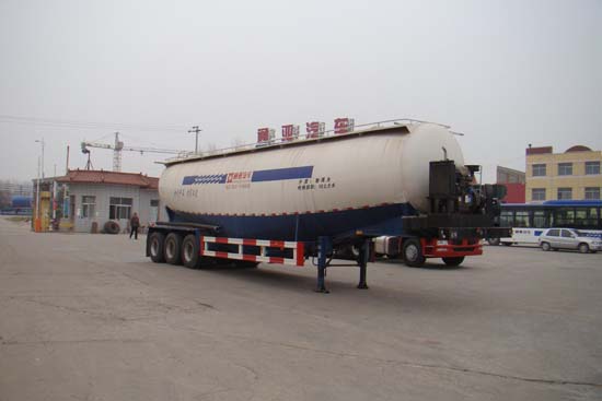 通亚达牌11.7米29.9吨3轴低密度粉粒物料运输半挂车(CTY9400GFLB)