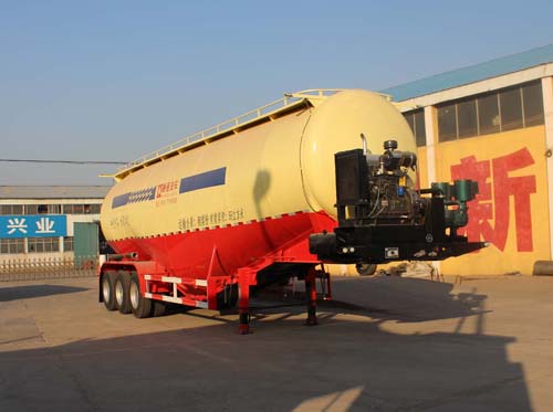 通亚达牌12.1米28.7吨3轴低密度粉粒物料运输半挂车(CTY9390GFLZ)