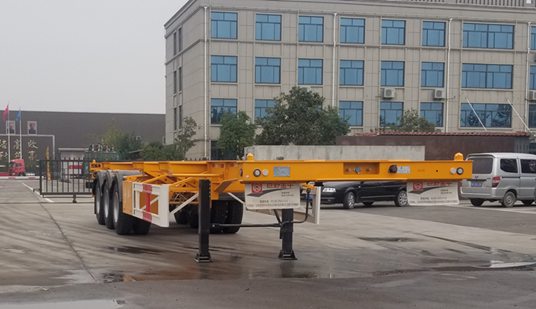 祥菏牌12.4米32吨3轴集装箱运输半挂车(JJN9380TJZ)