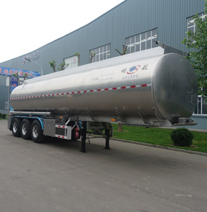 明航牌10.9米34.2吨3轴铝合金食用油运输半挂车(ZPS9408GSY)
