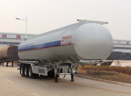 通亚达牌10.5米31.8吨3轴润滑油罐式运输半挂车(CTY9400GRH38)