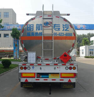 明航牌ZPS9409GRYA铝合金易燃液体罐式运输半挂车公告图片