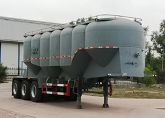 凌河牌9.9米28.4吨3轴中密度粉粒物料运输半挂车(LH9370GFLBS31)