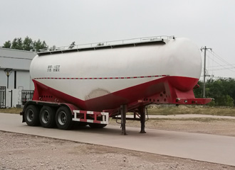 凌河牌10.5米32.2吨3轴中密度粉粒物料运输半挂车(LH9402GFLBR31)