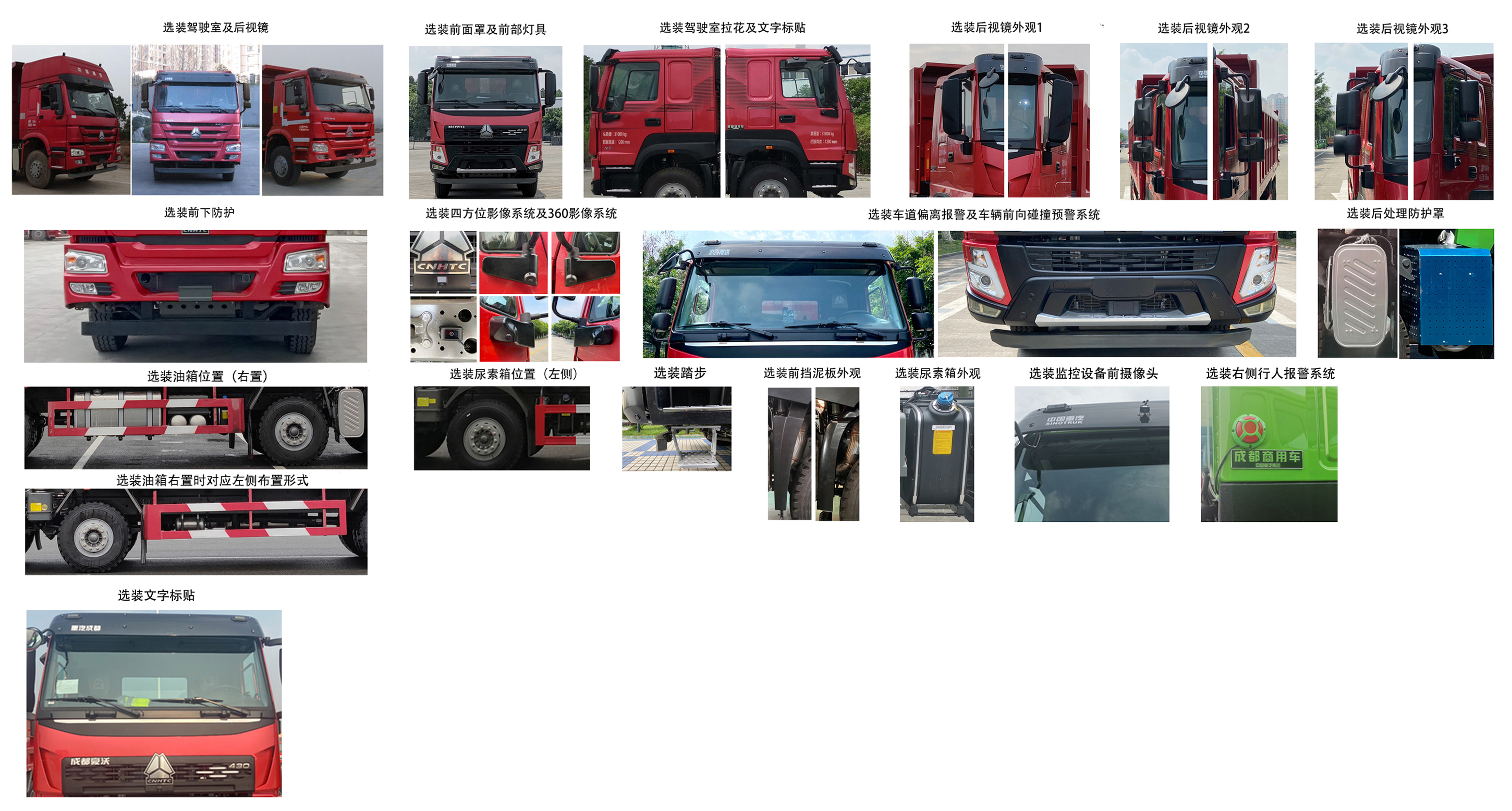 豪沃牌ZZ5317ZLJV3567F1自卸式垃圾車公告圖片