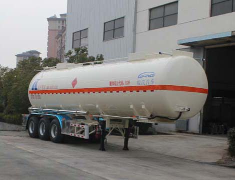 皖汽汽车牌11.4米33吨3轴易燃液体罐式运输半挂车(CTD9406GRY)