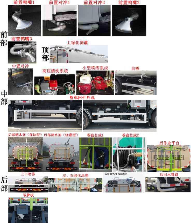 中聯(lián)牌ZBH5182GQXCAE6清洗車公告圖片
