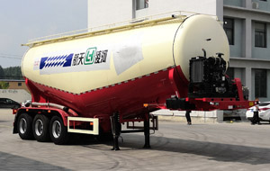 凌河牌10.3米33吨3轴中密度粉粒物料运输半挂车(LH9401GFLBR32)