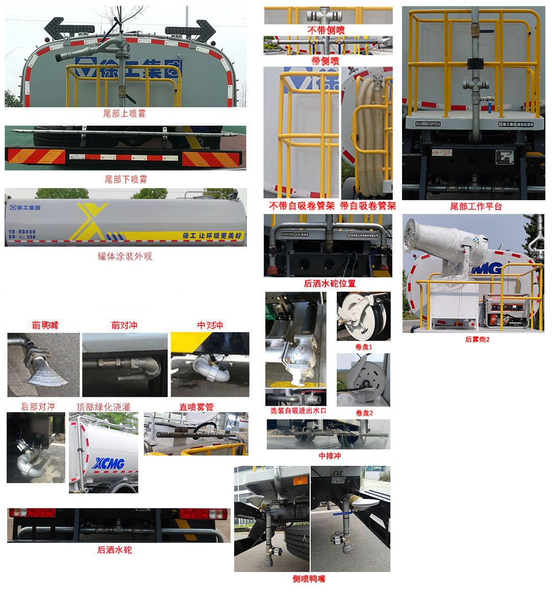 徐工牌DXA5250GPSS6绿化喷洒车公告图片