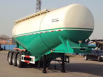 唐鸿重工牌9米33.1吨3轴中密度粉粒物料运输半挂车(XT9405GFL)