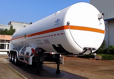 明欣牌12.7米26.4吨3轴低温液体运输半挂车(NMX9403GDYN)