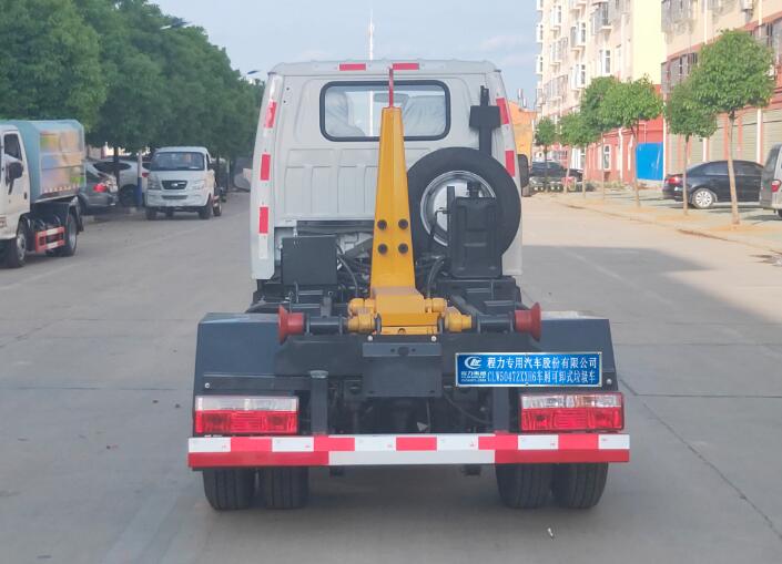程力威牌CLW5047ZXXH6車廂可卸式垃圾車公告圖片