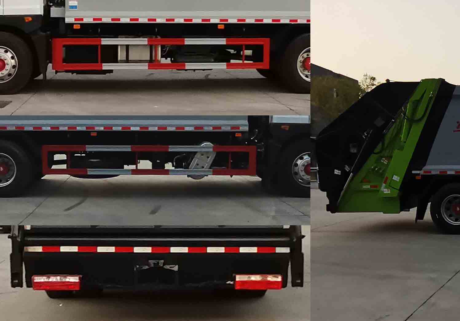 神百重工牌ABC5181ZYS6壓縮式垃圾車公告圖片