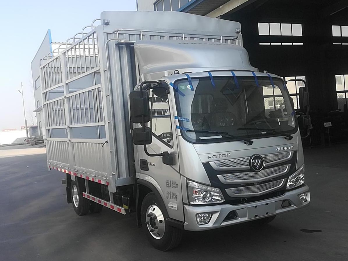 福田牌BJ5048CCY-FM5倉(cāng)柵式運(yùn)輸車公告圖片