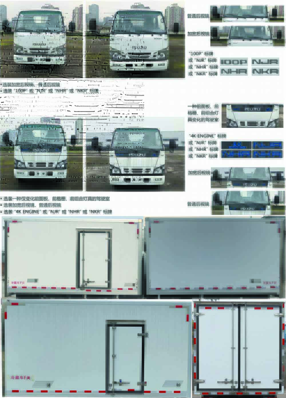 鴻天牛牌HTN5048XLC冷藏車公告圖片