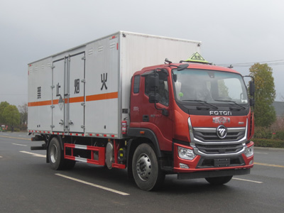 江特牌JDF5180XZWB6杂项危险物品厢式运输车公告图片