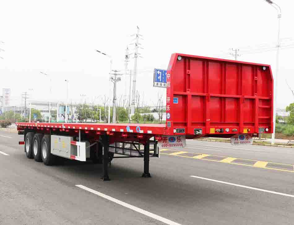 开乐牌13米34.7吨3轴平板运输半挂车(AKL9405TPB)
