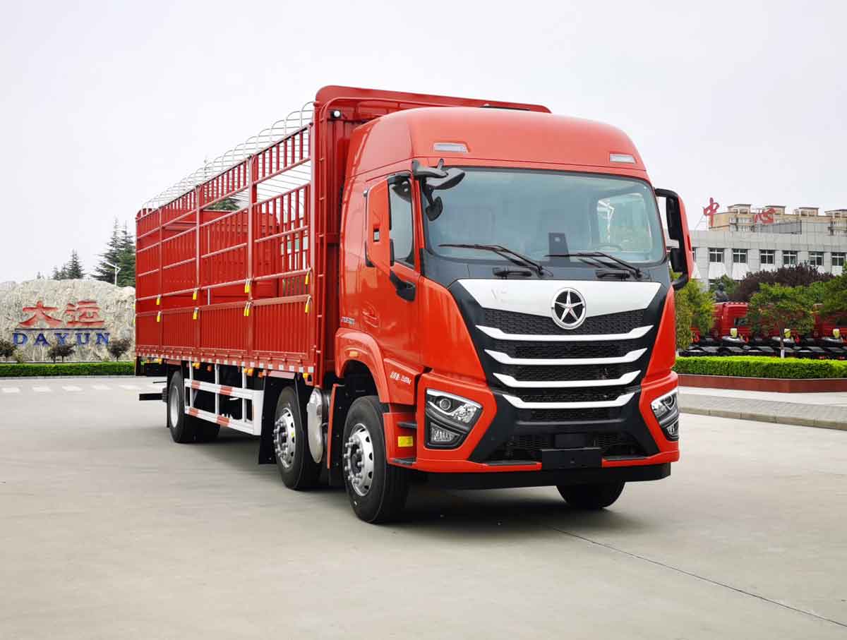 大運(yùn)牌CGC5251CCYD6DBDM倉柵式運(yùn)輸車公告圖片