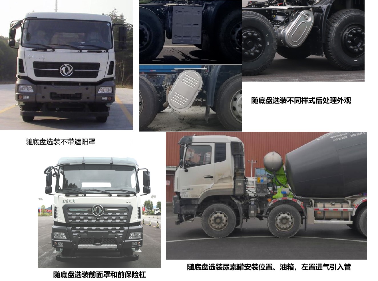 东风牌EQ5310GJBGP6混凝土搅拌运输车公告图片