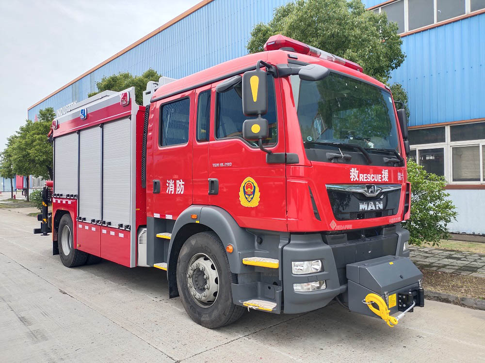 SJD5144TXFJY120/MEA 捷达消防牌抢险救援消防车图片