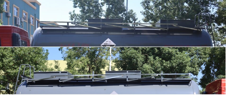 中汽力威牌HLW5261GFWC6腐蝕性物品罐式運輸車公告圖片