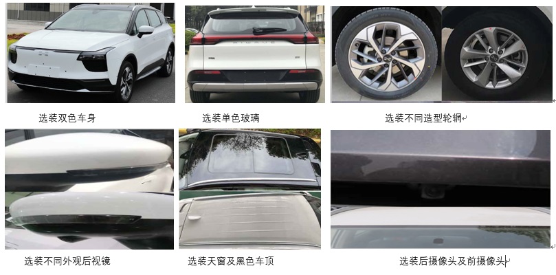 爱驰牌JX6475USEV换电式纯电动多用途乘用车公告图片