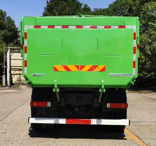 福田牌BJ5312ZLJEV-H1換電式純電動自卸式垃圾車公告圖片