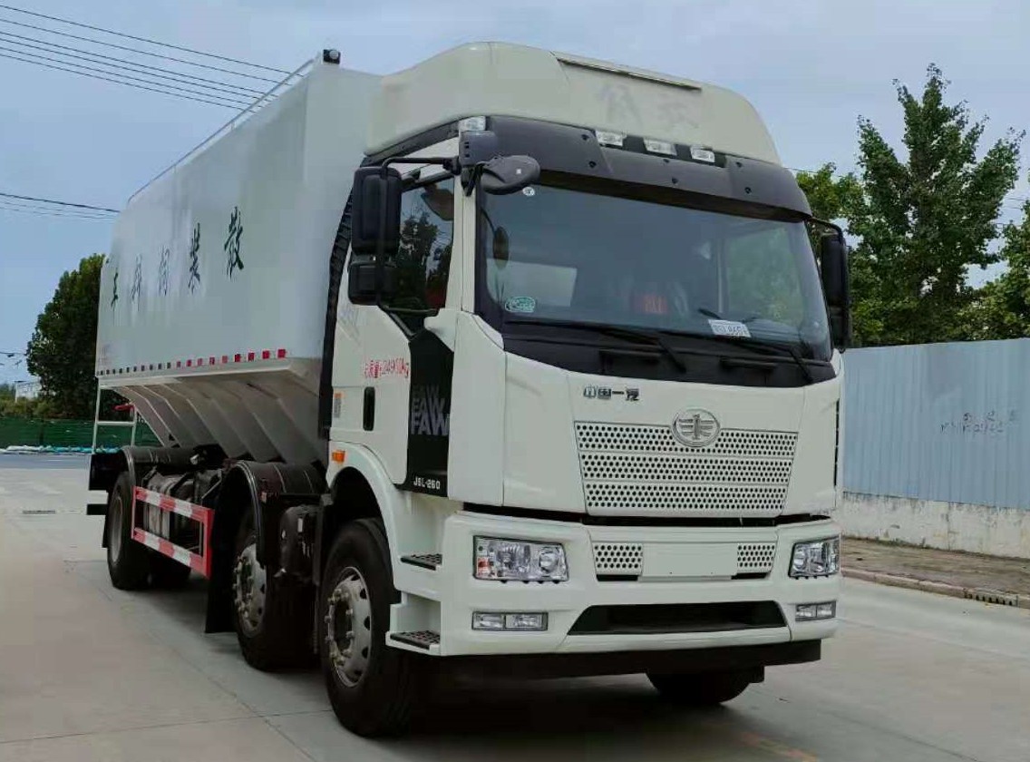 楚韻牌EZW5250ZSLC6散裝飼料運(yùn)輸車(chē)公告圖片