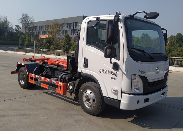 程力威牌CLW5042ZXX6JL車廂可卸式垃圾車公告圖片